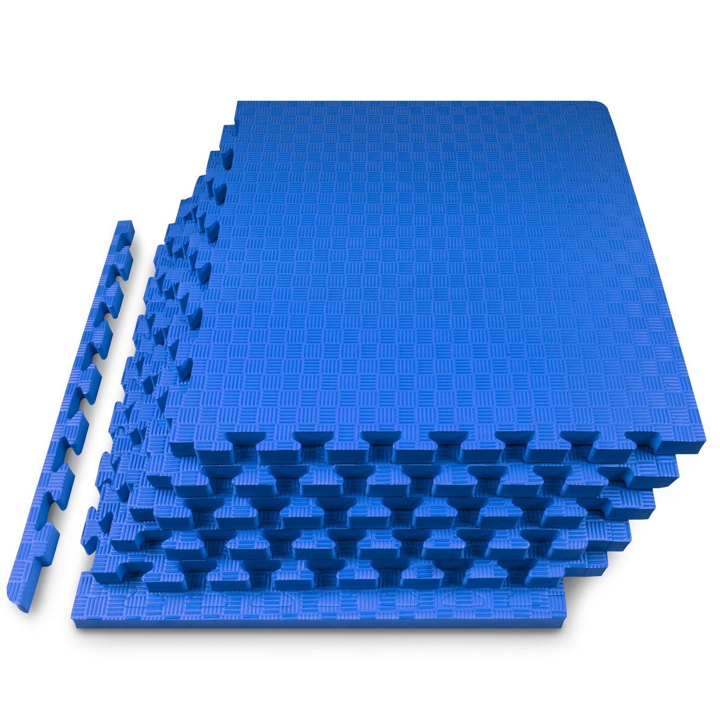 Checkered Exercise Puzzle Mat 1-in