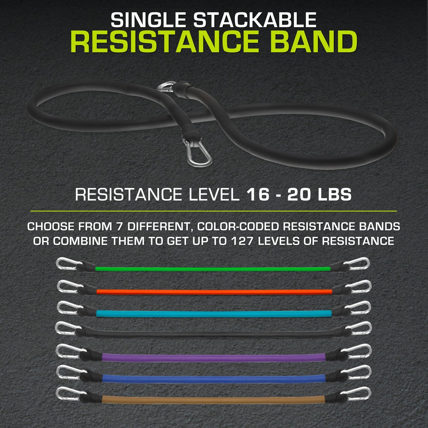 Single Stackable Resistance Band