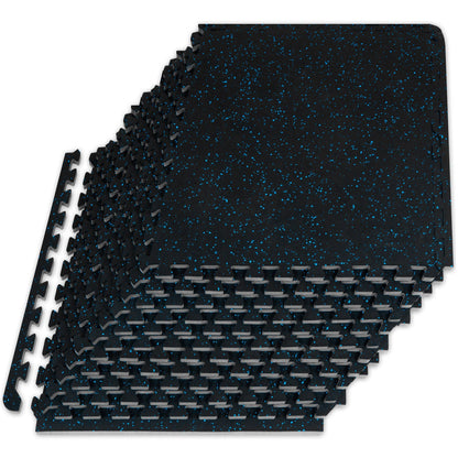 Rubber Top Exercise Puzzle Mat 1/2-in